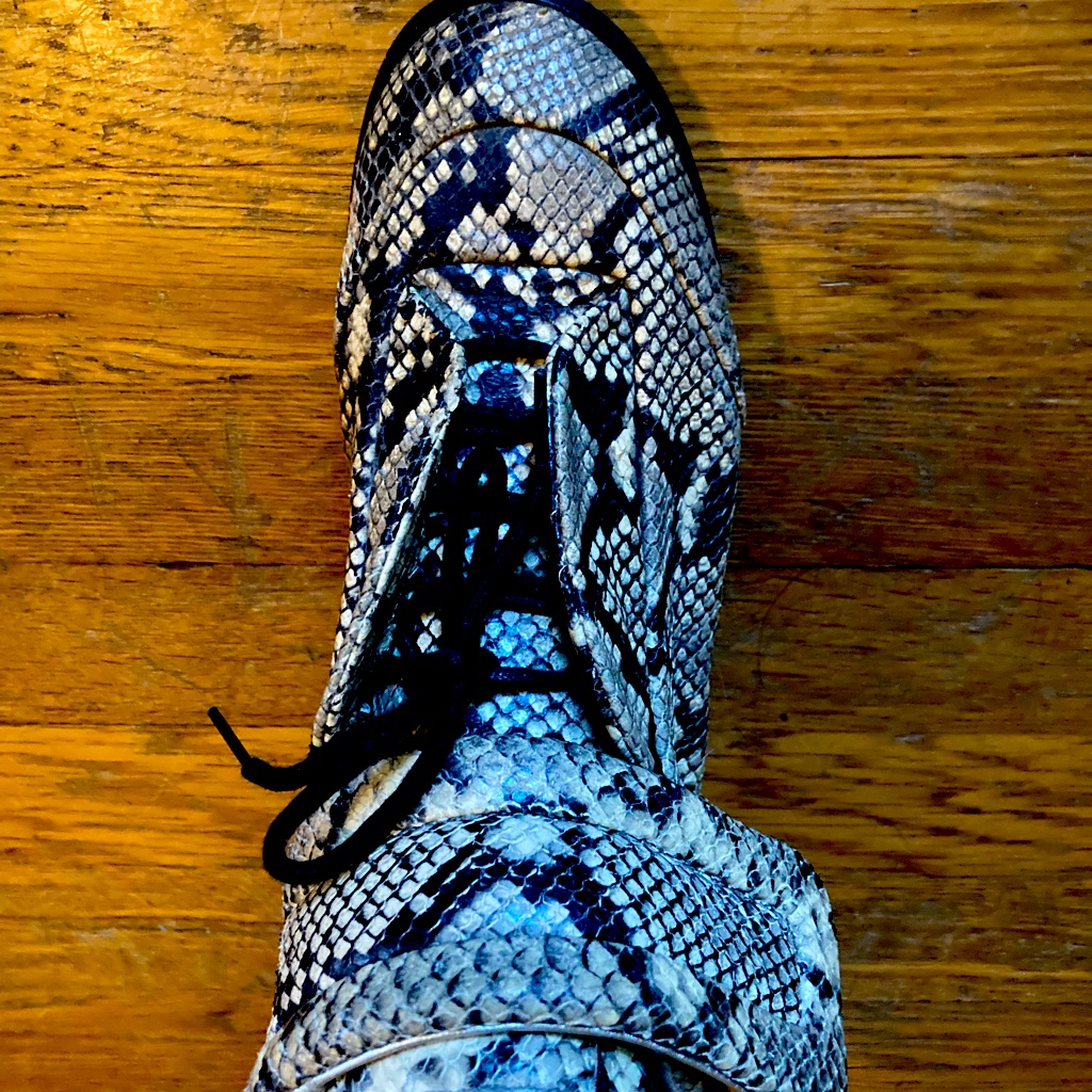 Madison Margiela, Snakeskin Men Boots.
